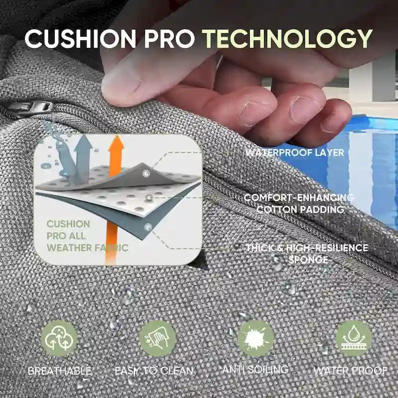 Patio Wicker Sofa Deep Seat Sofa Set