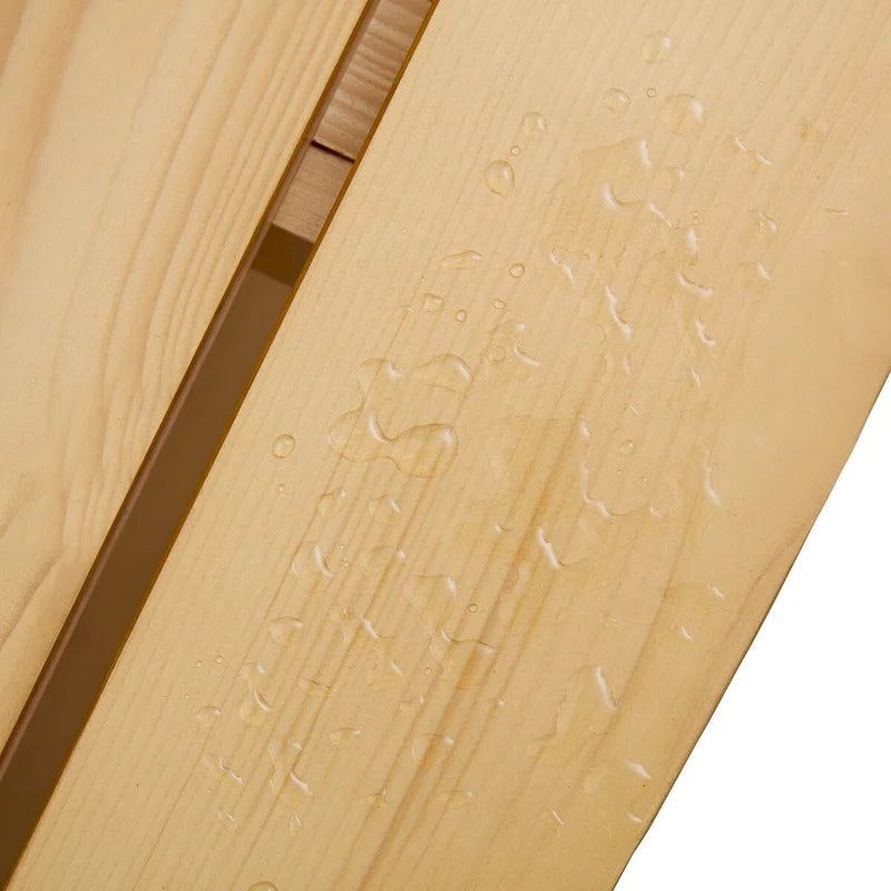 8-Person Wooden Picnic Benches Outdoor Round Table