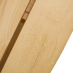 8-Person Wooden Picnic Benches Outdoor Round Table