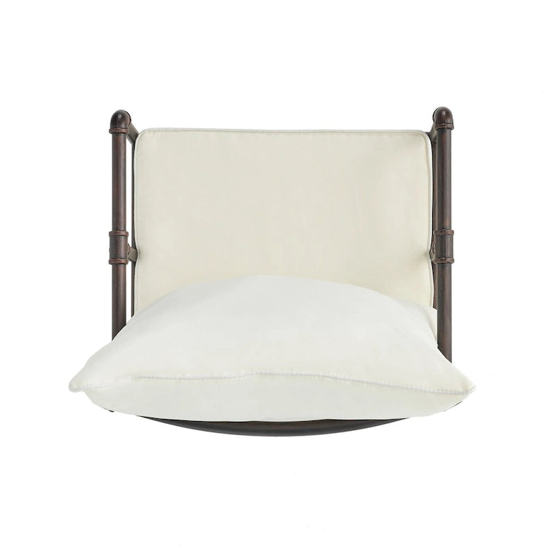 Iron Bar Stool W/Cushions