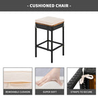 10-Piece Outdoor Wicker Bar Set