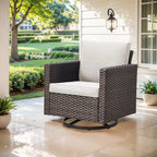 Outdoor Swivel Patio Chair 360¡ã Rotating Chair - Brown