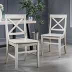 Acacia Wood Dining Chairs for Dining Room,Kitchen,Easy Assembly