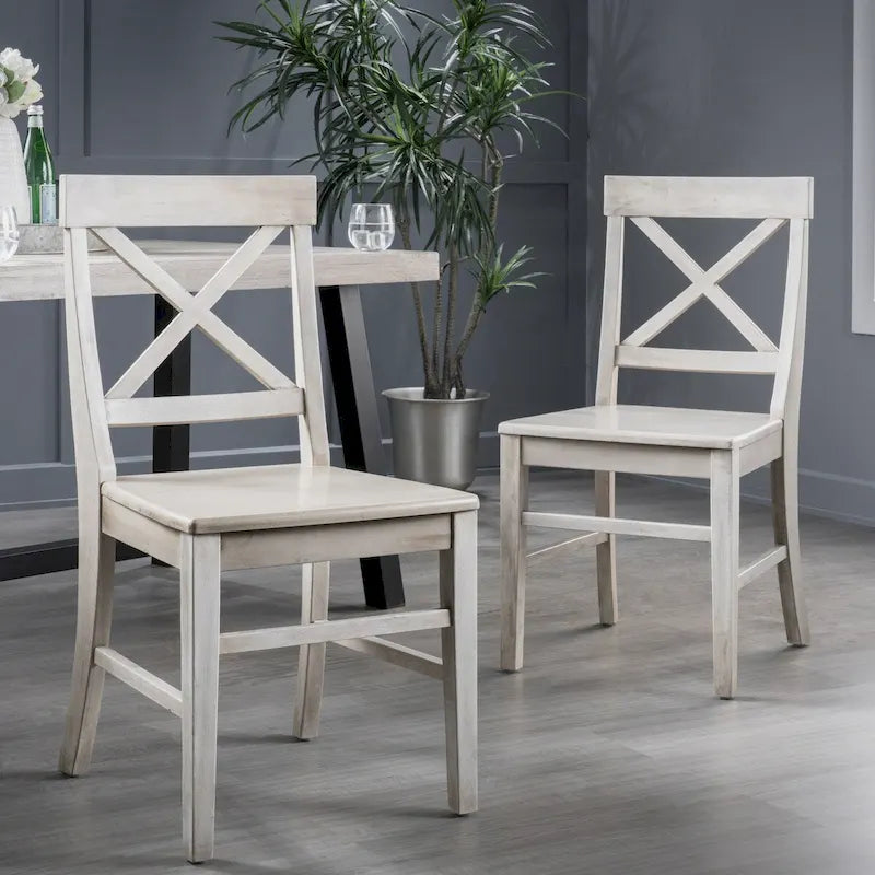 Acacia Wood Dining Chairs for Dining Room,Kitchen,Easy Assembly