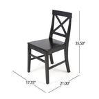 Acacia Wood Dining Chairs for Dining Room,Kitchen,Easy Assembly