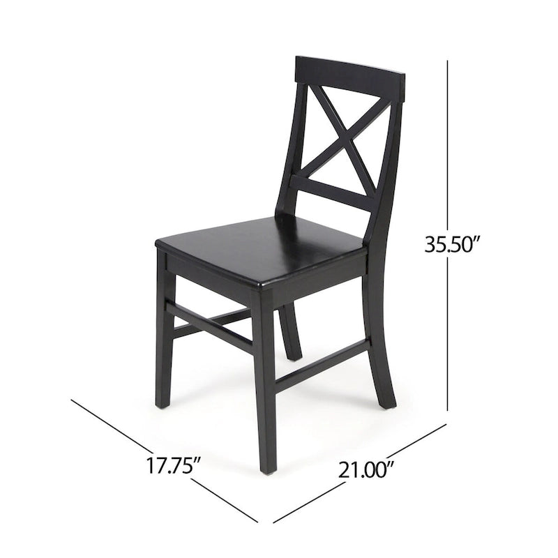 Acacia Wood Dining Chairs for Dining Room,Kitchen,Easy Assembly