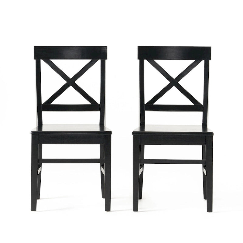 Acacia Wood Dining Chairs for Dining Room,Kitchen,Easy Assembly