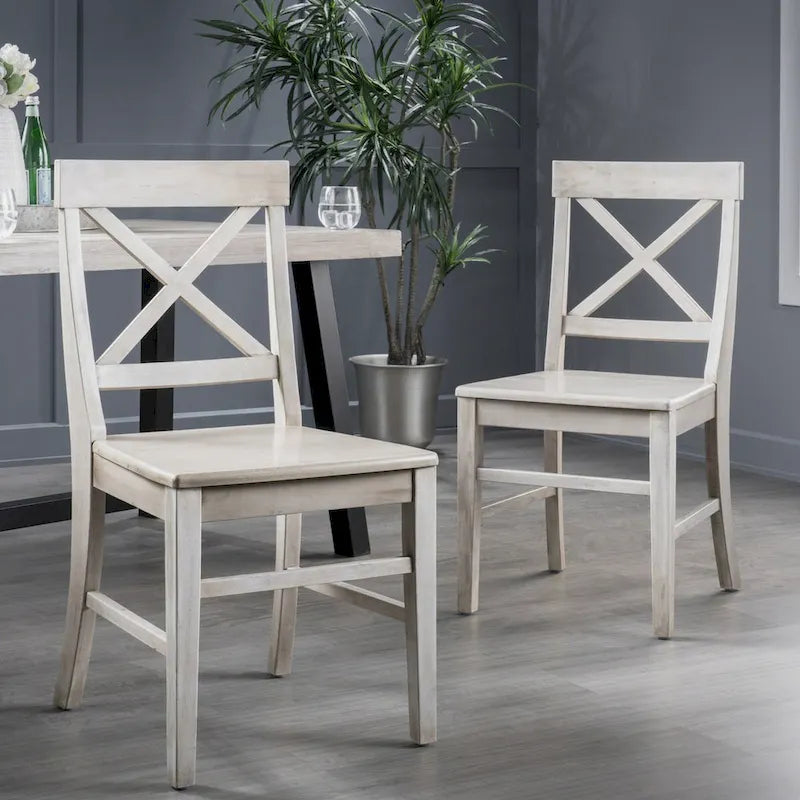 Acacia Wood Dining Chairs for Dining Room,Kitchen,Easy Assembly