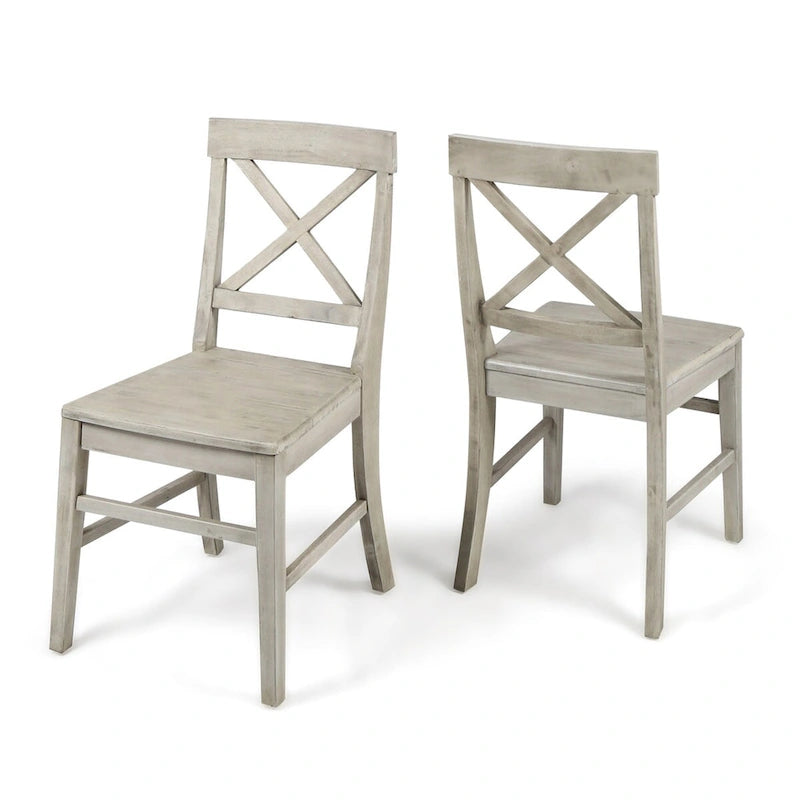 Acacia Wood Dining Chairs for Dining Room,Kitchen,Easy Assembly