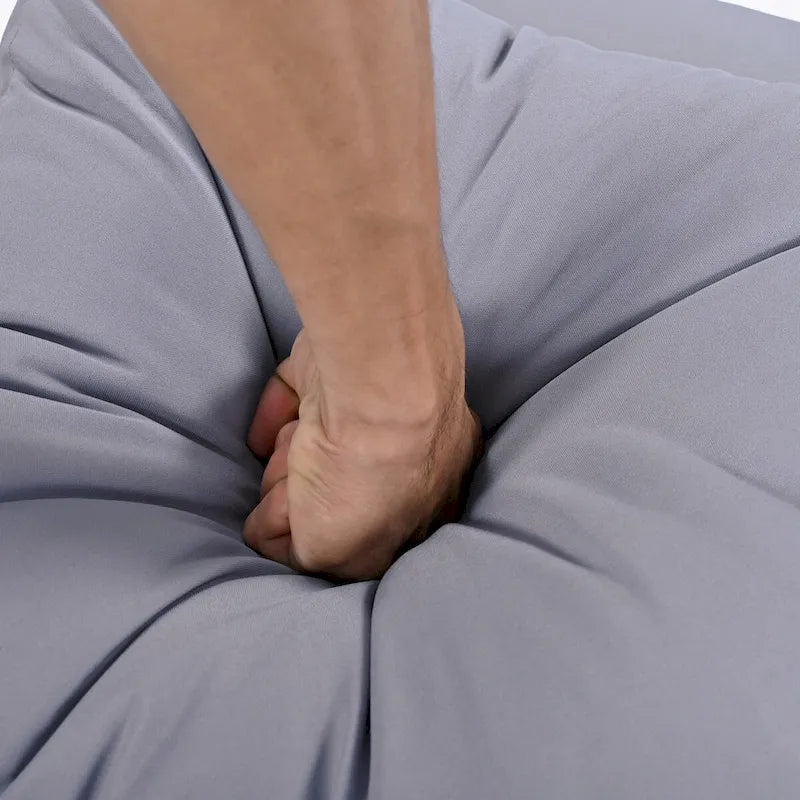 8-Piece Patio Sectional Sofa Set with Tempered Glass Coffee Table