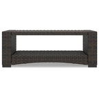 Signature Design by Ashley Windglow Brown Outdoor Coffee Table - 44.38     W x 25.38     D x 16.63     H