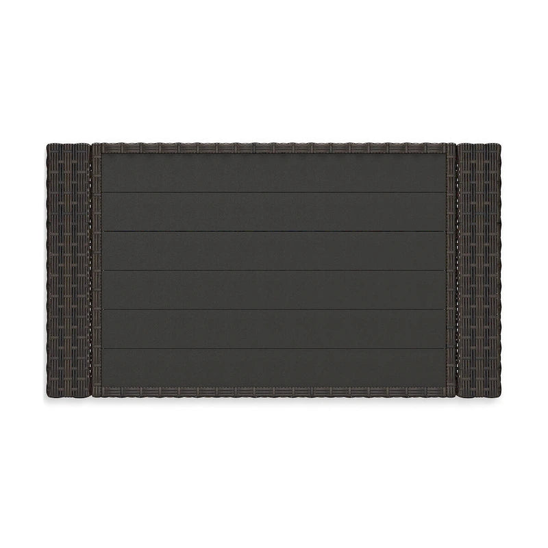 Signature Design by Ashley Windglow Brown Outdoor Coffee Table - 44.38     W x 25.38     D x 16.63     H