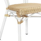 Stacking Bistro Chairs with Metal Frames