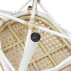 Stacking Bistro Chairs with Metal Frames