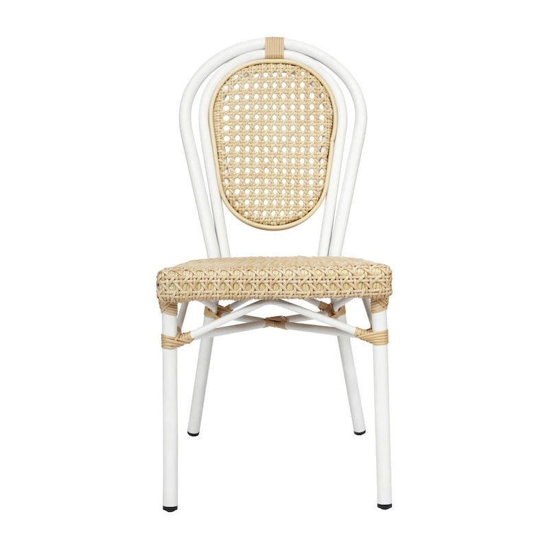 Stacking Bistro Chairs with Metal Frames
