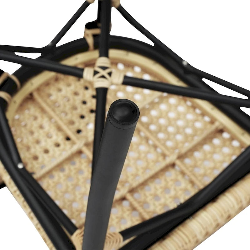 Stacking Bistro Chairs with Metal Frames