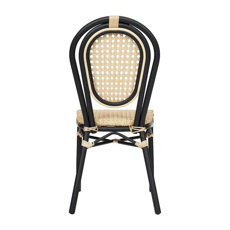 Stacking Bistro Chairs with Metal Frames