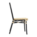 Stacking Bistro Chairs with Metal Frames