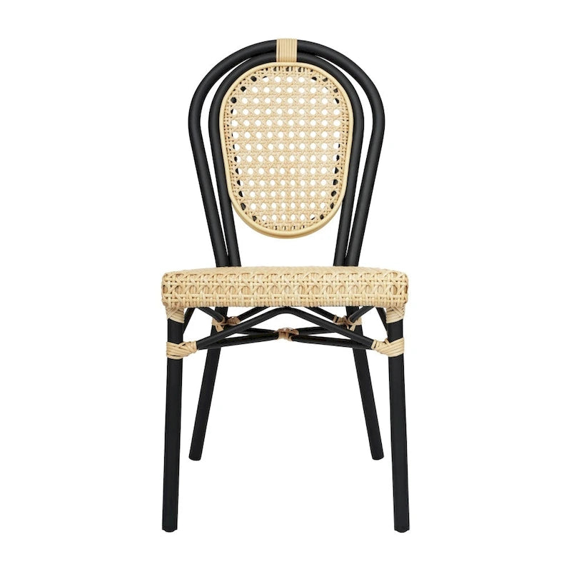 Stacking Bistro Chairs with Metal Frames