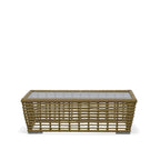 Renava Ko Tao Outdoor Glass & Wicker Coffee Table