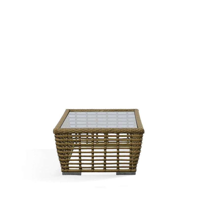 Renava Ko Tao Outdoor Glass & Wicker Coffee Table