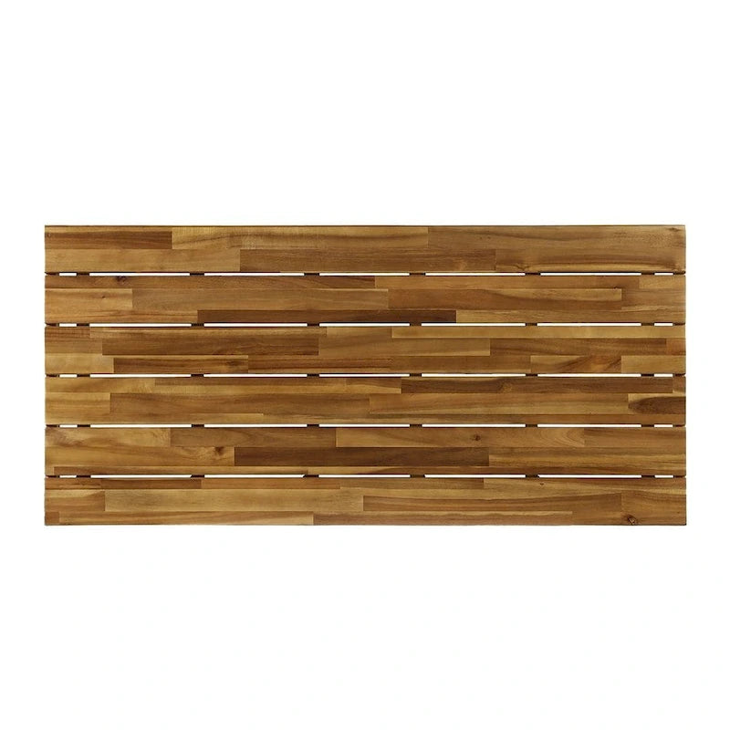 Outdoor Industrial Loveseat with Coffee Table Patio Furniture Set of 2 by Christopher Knight Home