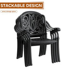 3/5-Piece Cast Aluminum Outdoor Dining Set with 31.5 in. Round Table and Random Color Seat Cushions