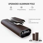 PURPLE LEAF Terra Red Deluxe Outdoor Patio Porch Swing with Weather Resistant Steel Frame, Cushions and Pillow Included