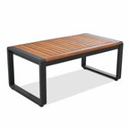 Sofa Conversation Set for 5 Persons, Outdoor Furniture with Removable Cushions