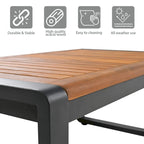 Sofa Conversation Set for 5 Persons, Outdoor Furniture with Removable Cushions