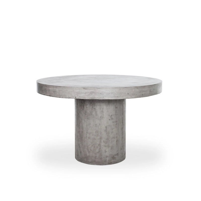 Aurelle Home Dark Grey Concrete Kitchen Table