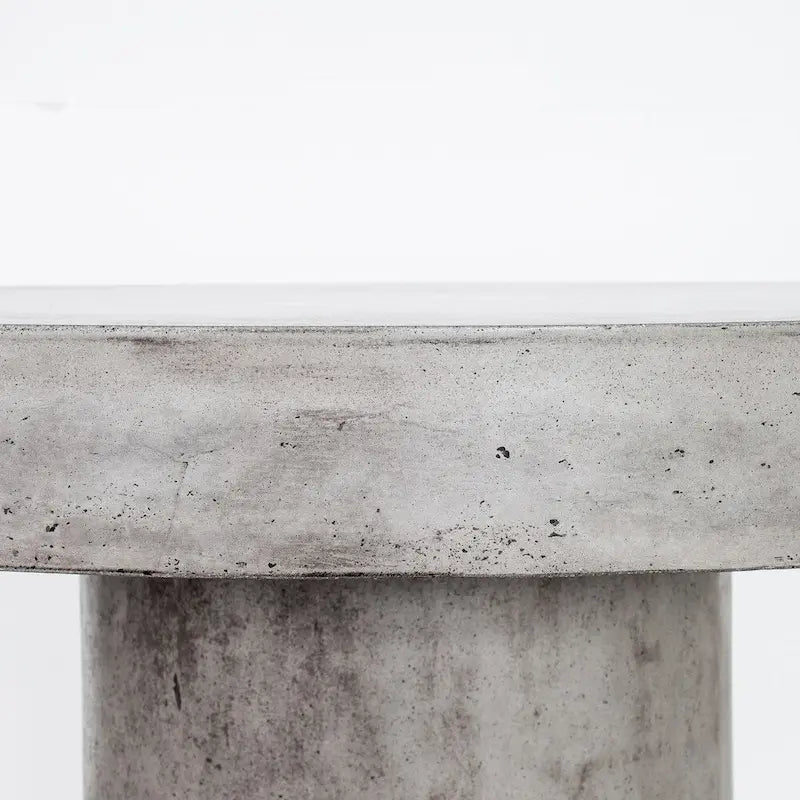 Aurelle Home Dark Grey Concrete Kitchen Table