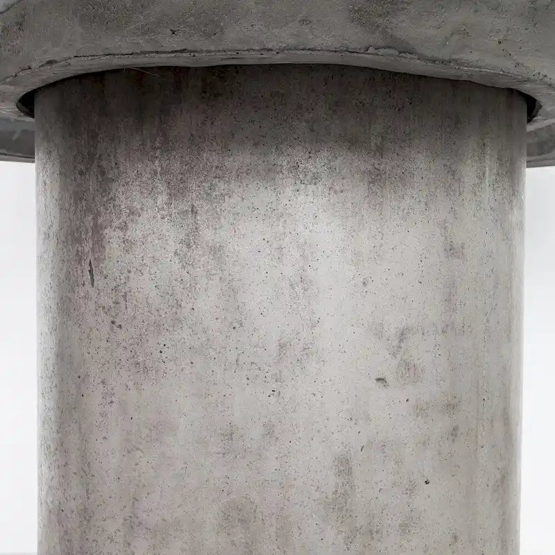 Aurelle Home Dark Grey Concrete Kitchen Table