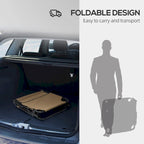 2 Piece Folding Chaise Lounge w/ 5-level Reclining Back, Reading Hole